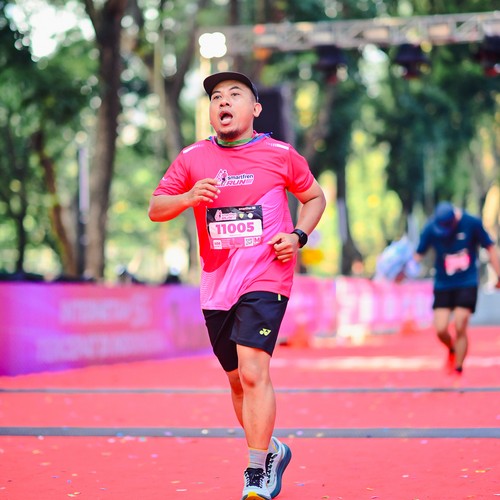 Race photo from SMARTFREN RUN 2026