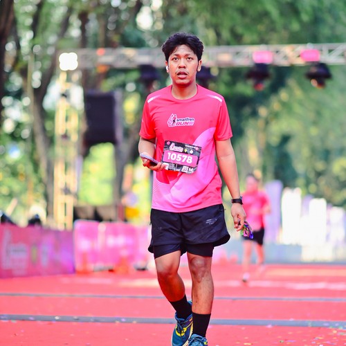 Race photo from SMARTFREN RUN 2026