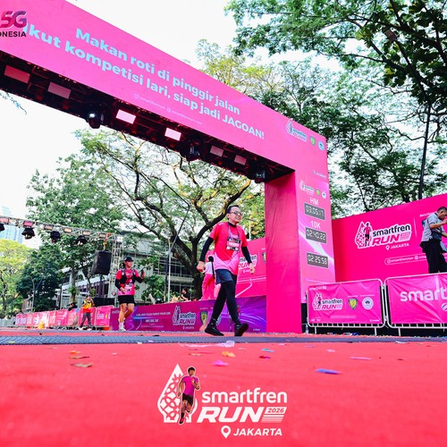 Race photo from SMARTFREN RUN 2026