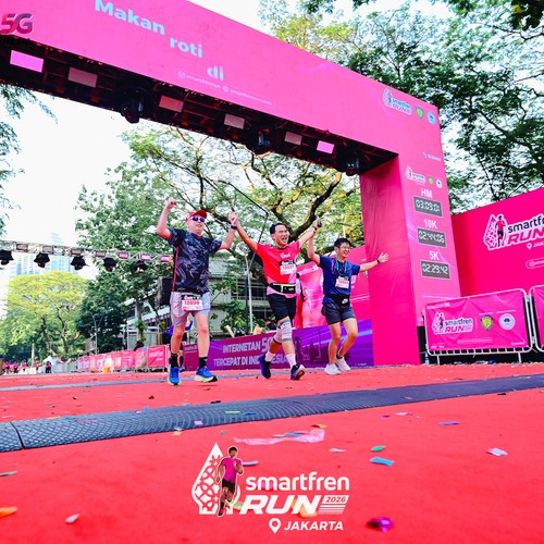 Race photo from SMARTFREN RUN 2026