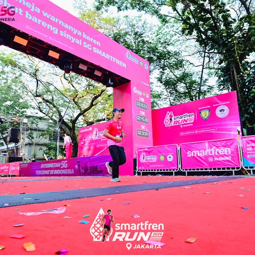 Race photo from SMARTFREN RUN 2026