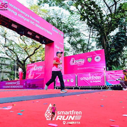 Race photo from SMARTFREN RUN 2026
