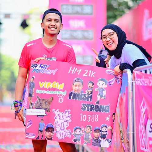 Race photo from SMARTFREN RUN 2026