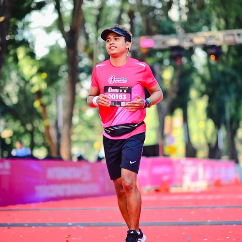Race photo from SMARTFREN RUN 2026