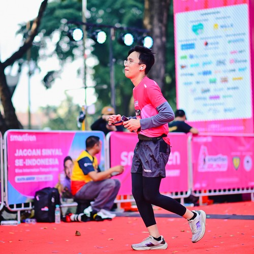 Race photo from SMARTFREN RUN 2026