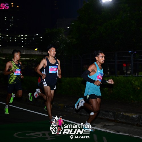 Race photo from SMARTFREN RUN 2026