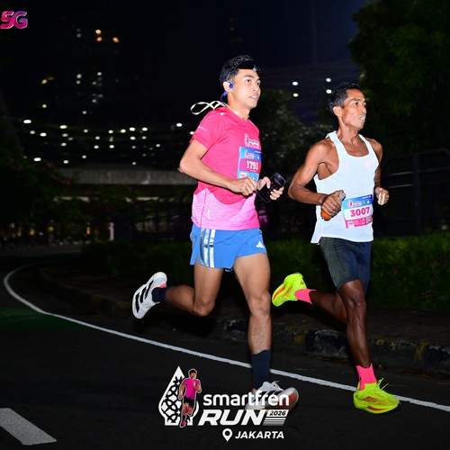 Race photo from SMARTFREN RUN 2026