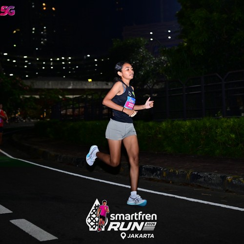 Race photo from SMARTFREN RUN 2026