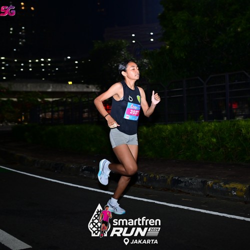 Race photo from SMARTFREN RUN 2026
