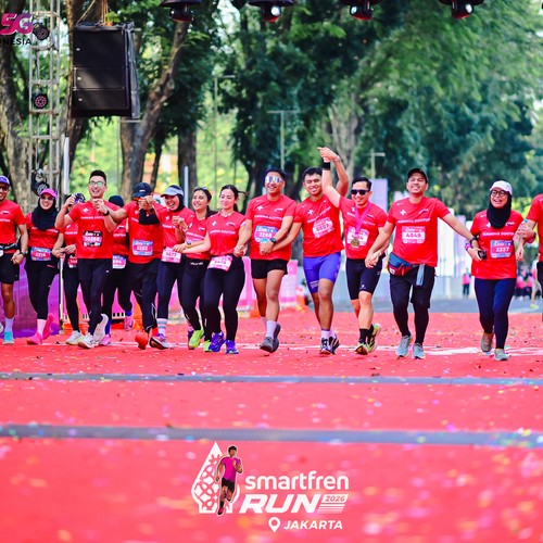 Race photo from SMARTFREN RUN 2026