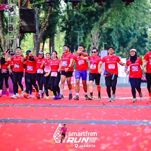 Race photo from SMARTFREN RUN 2026