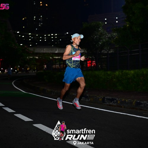 Race photo from SMARTFREN RUN 2026