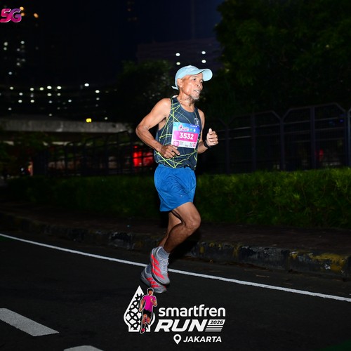 Race photo from SMARTFREN RUN 2026