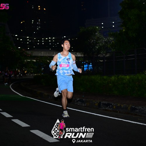 Race photo from SMARTFREN RUN 2026