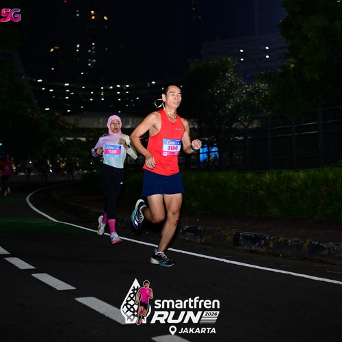 Race photo from SMARTFREN RUN 2026