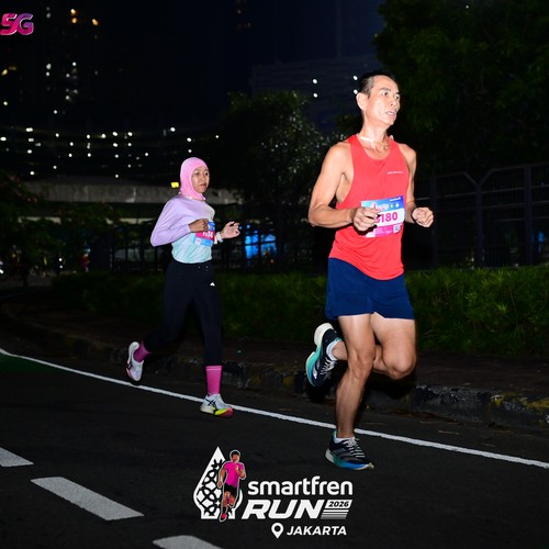 Race photo from SMARTFREN RUN 2026