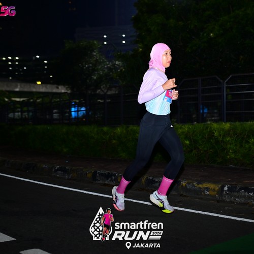 Race photo from SMARTFREN RUN 2026