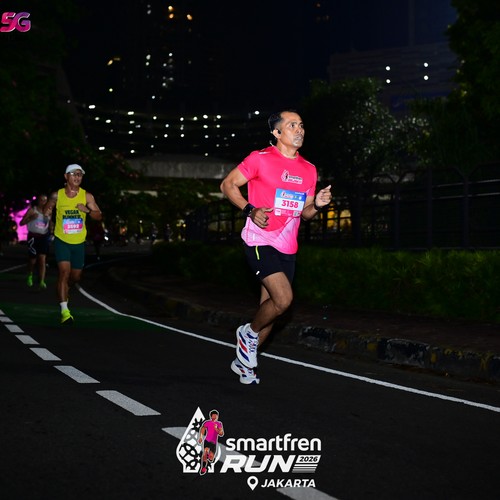 Race photo from SMARTFREN RUN 2026