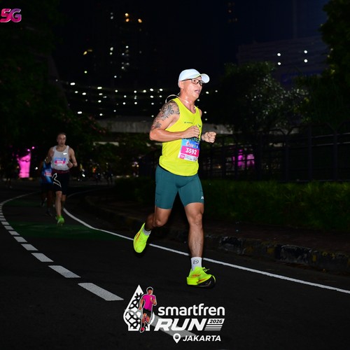 Race photo from SMARTFREN RUN 2026