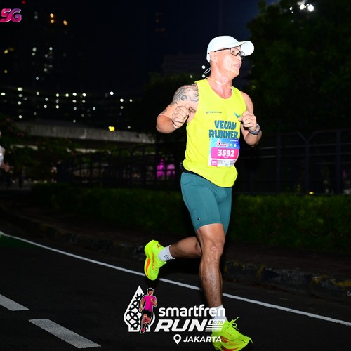 Race photo from SMARTFREN RUN 2026