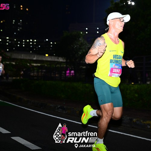 Race photo from SMARTFREN RUN 2026