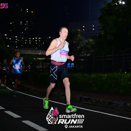 Race photo from SMARTFREN RUN 2026