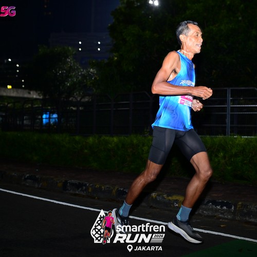 Race photo from SMARTFREN RUN 2026