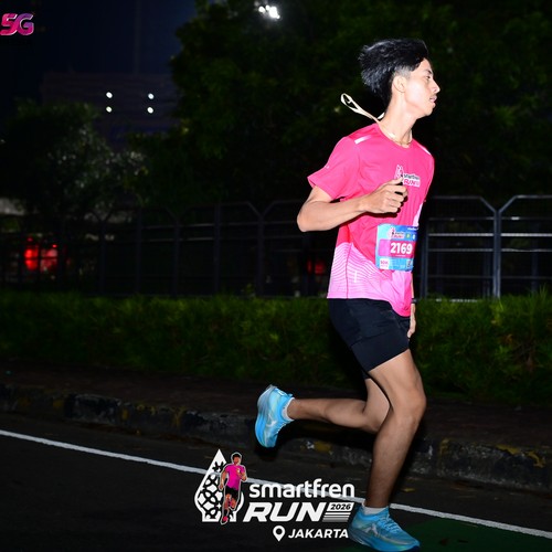 Race photo from SMARTFREN RUN 2026