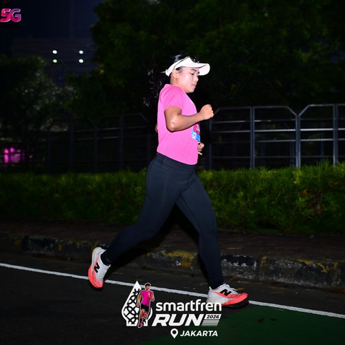 Race photo from SMARTFREN RUN 2026