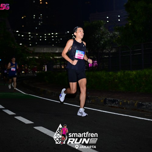 Race photo from SMARTFREN RUN 2026