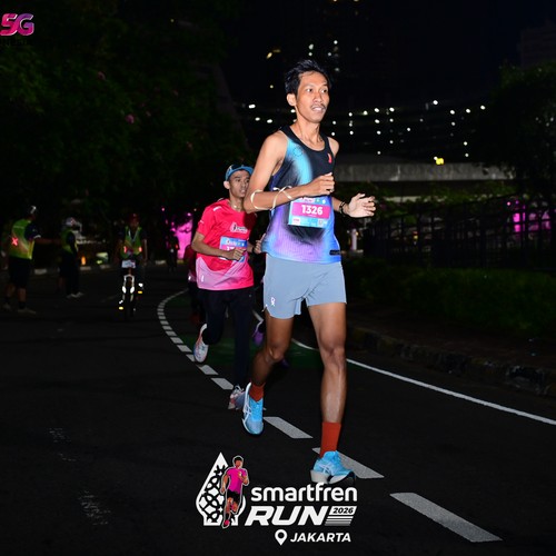 Race photo from SMARTFREN RUN 2026