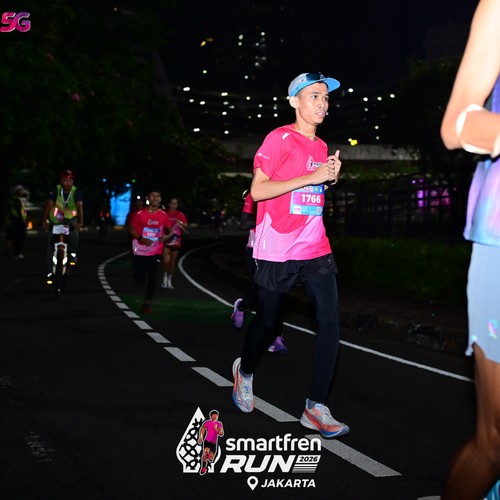 Race photo from SMARTFREN RUN 2026
