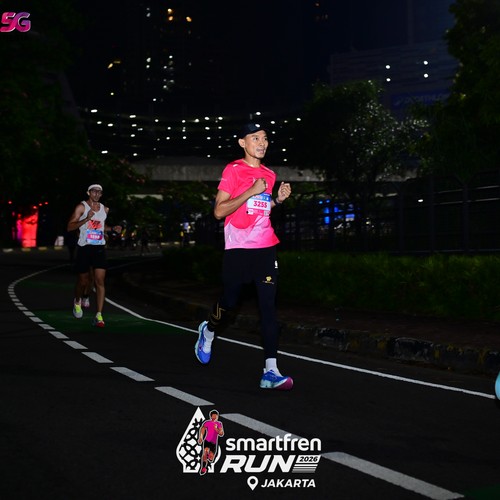 Race photo from SMARTFREN RUN 2026