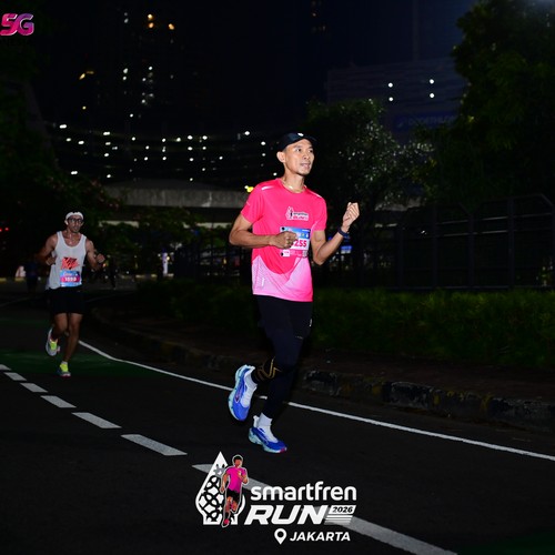 Race photo from SMARTFREN RUN 2026