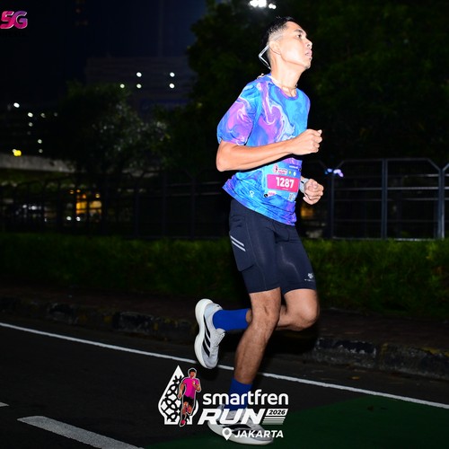 Race photo from SMARTFREN RUN 2026
