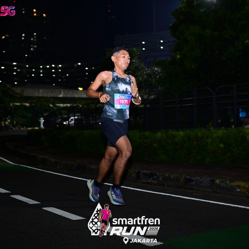 Race photo from SMARTFREN RUN 2026
