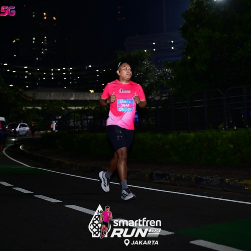 Race photo from SMARTFREN RUN 2026