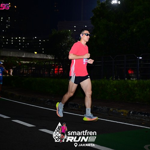 Race photo from SMARTFREN RUN 2026
