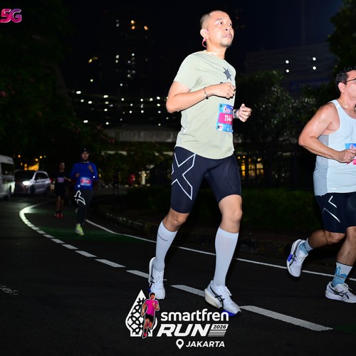 Race photo from SMARTFREN RUN 2026