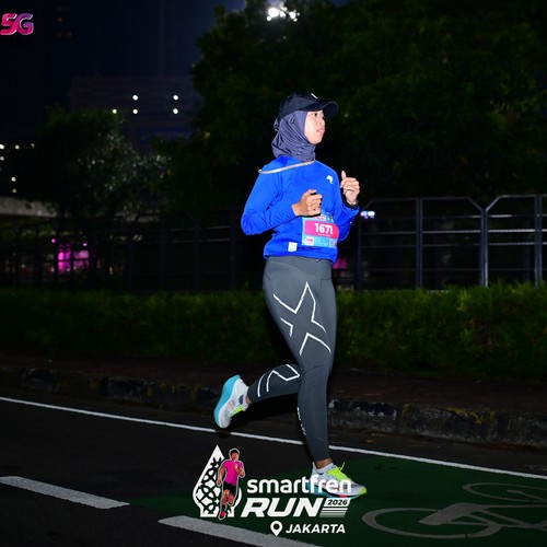 Race photo from SMARTFREN RUN 2026