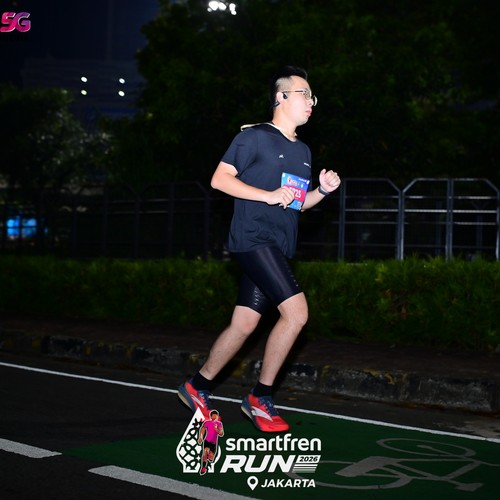 Race photo from SMARTFREN RUN 2026