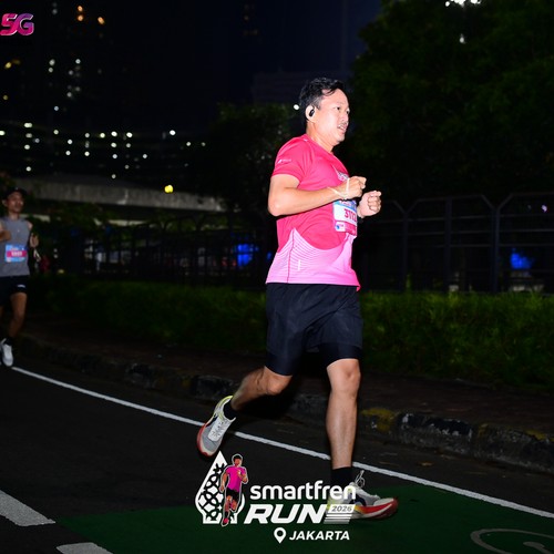 Race photo from SMARTFREN RUN 2026