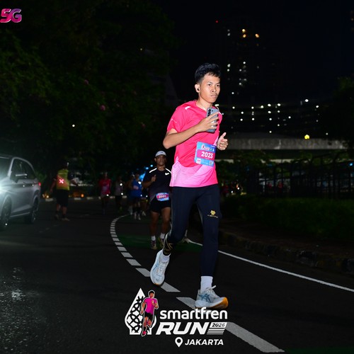Race photo from SMARTFREN RUN 2026