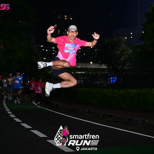 Race photo from SMARTFREN RUN 2026