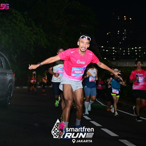 Race photo from SMARTFREN RUN 2026