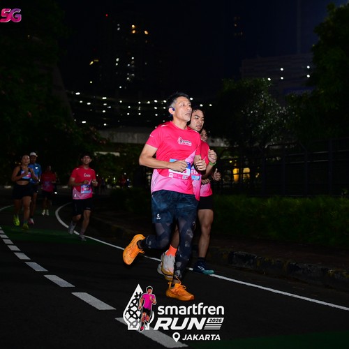 Race photo from SMARTFREN RUN 2026