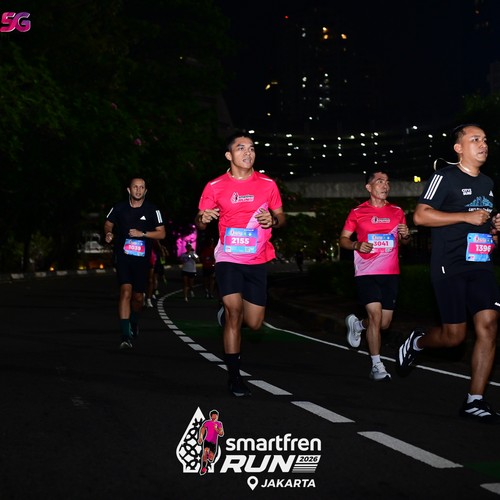 Race photo from SMARTFREN RUN 2026