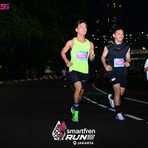 Race photo from SMARTFREN RUN 2026