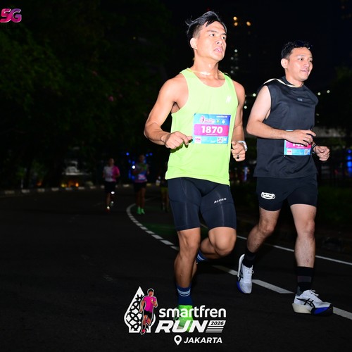 Race photo from SMARTFREN RUN 2026