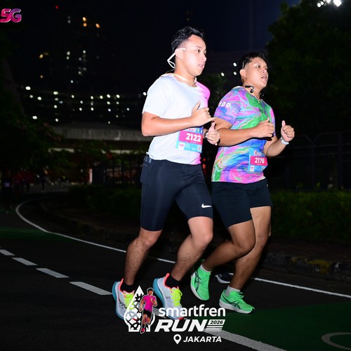 Race photo from SMARTFREN RUN 2026